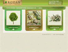 Tablet Screenshot of kodan-flor.pl